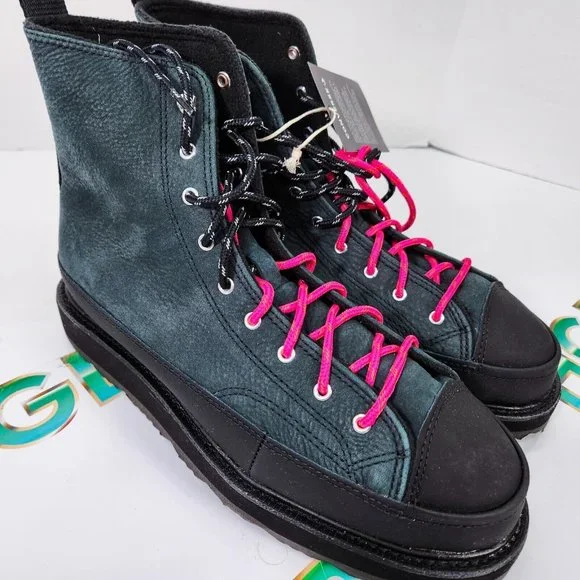 Converse Chuck Taylor Crafted Leather Terrain Boot Black 173213C Hiking - Picture 2 of 7